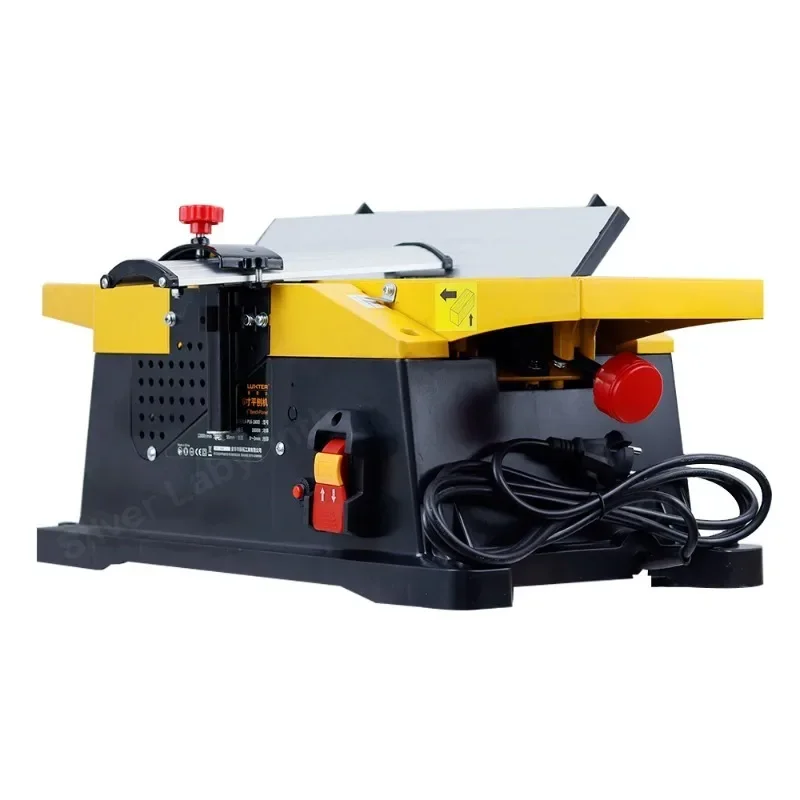 6-inch 1800W Electric Wood Thicknesser Hand Planer Desktop Multifunctional Woodworking Carving Household Power Tools Machine