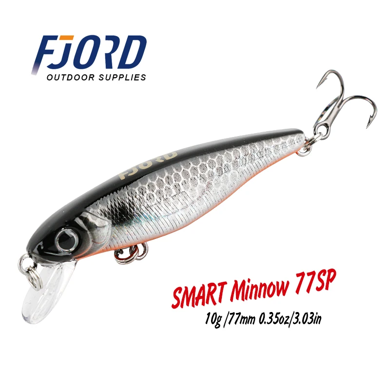 FJORD 77mm 10g Artificial Mid-water Bait Sport Fishing Rattlins For Fishing Swinger VMC Fishing Hooks Japan Fishing Stuff