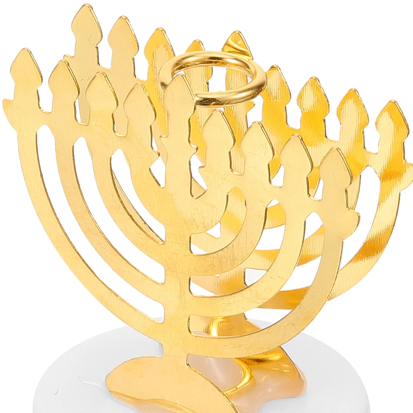 Small Flameless LED Electronic Light Hanukkah Electric Light Desktop Decorative Party Tabletop Lamp