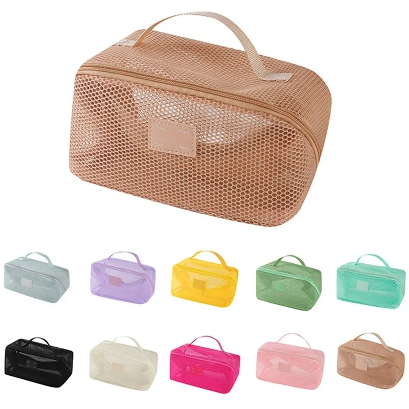 Makeup Organizer Female Toiletry Kit Bag Make Up Case Storage Pouch Vanity Storage, Cosmetic Bag, Organizer Bag For Travel Zip