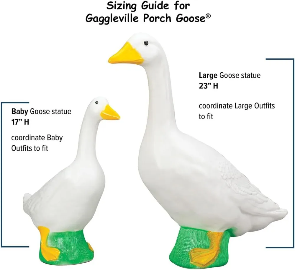 Fishing Goose Outfit for 23" H Statue, Large Size view 6