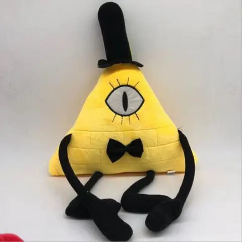 28cm DSN Anime Movie Gravity Falls Bill Cipher Plush Toy Bill Cipher Cosplay Stuffed Doll Room Decoration Birthday Gift