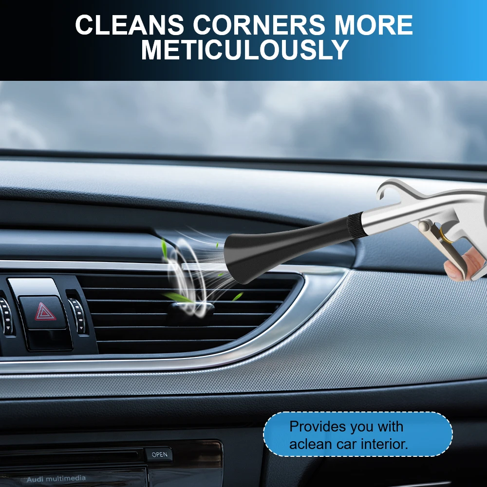 Tornador Air Blow Car Wash Gun 0.4Mpa-10Mpa High Pressure Gun Interior Detailing Cleaning Tools Dust Blowing Dry Cleaning