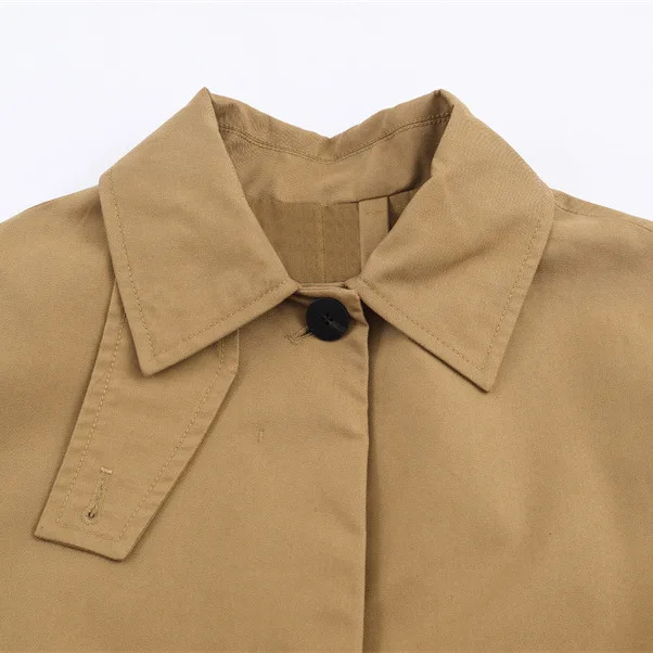 Autumn New Fashionable And Simple Adjustable Waist Short Jacket