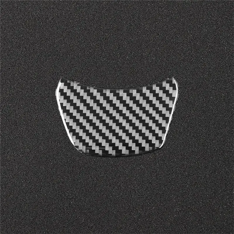 For Toyota Supra GR A90 2019-2023 Soft Carbon Fiber Car Steering Wheel Trim Cover Frame Interior Parts - view 2