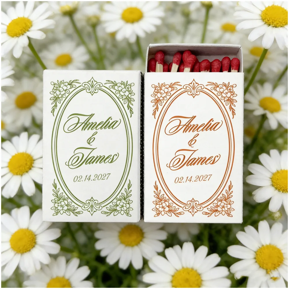 custom-floral-wedding-matchboxes-personalized-elegant-favors-for-guests-romantic-the-perfect-match-keepsakes