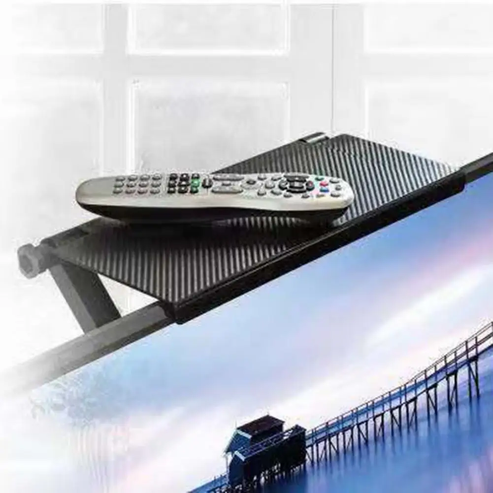 Monitor Storage Rack Storage Bracket 2pcs Adjustable Tv Strong Load-bearing Monitor Stand Simple Installation Screen Storage