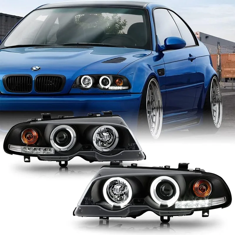

Headlight Headlamp Assembly for 2000-2006 E46 3-Series Coupe LED 2-Door
