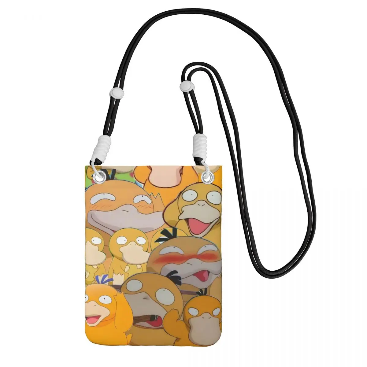

Custom P-Psyducks Mobile Phone Bag for Running Women Men Animated Film Small Crossbody Purse Smart Phone Wallet With Strap
