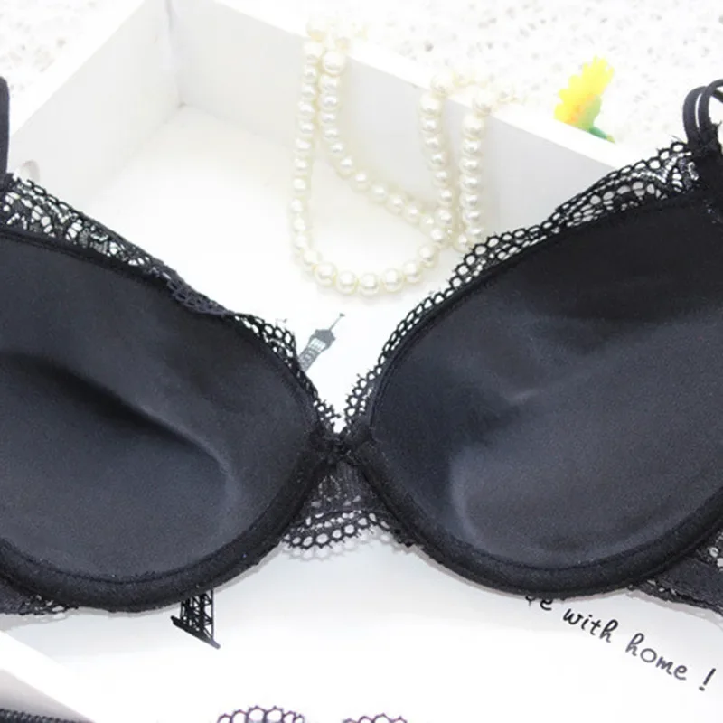 Conjunto de lencería Sexy para mujer, conjuntos de lencería de encaje a la moda para mujer, sujetador de Color sólido, ropa interior íntima cómoda, traje femenino