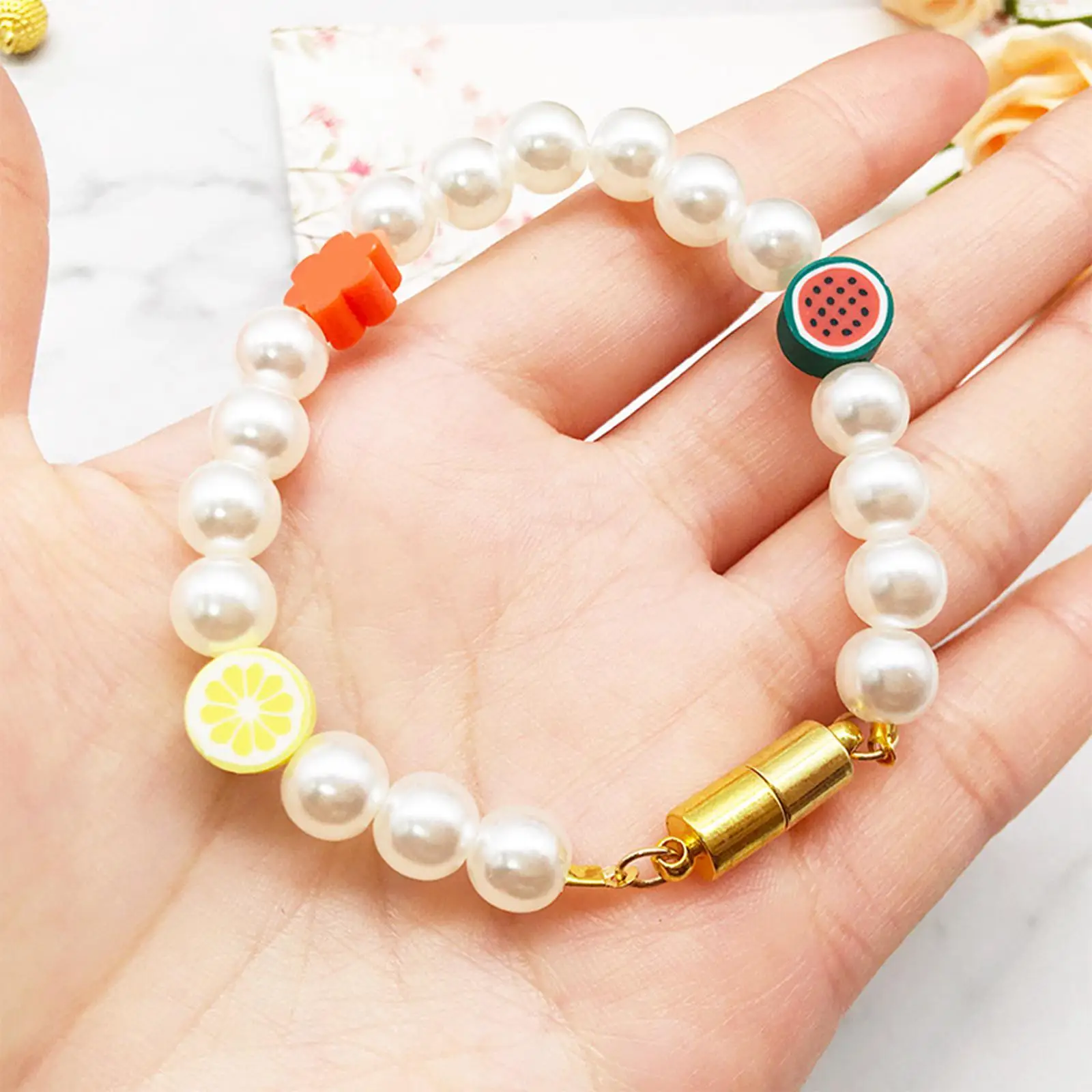 20x Ball Heart Cylinder Shaped Magnetic Jewelry Clasp Connector Locking Clasps Hook for Necklace DIY Bracelet Anklet Crafting