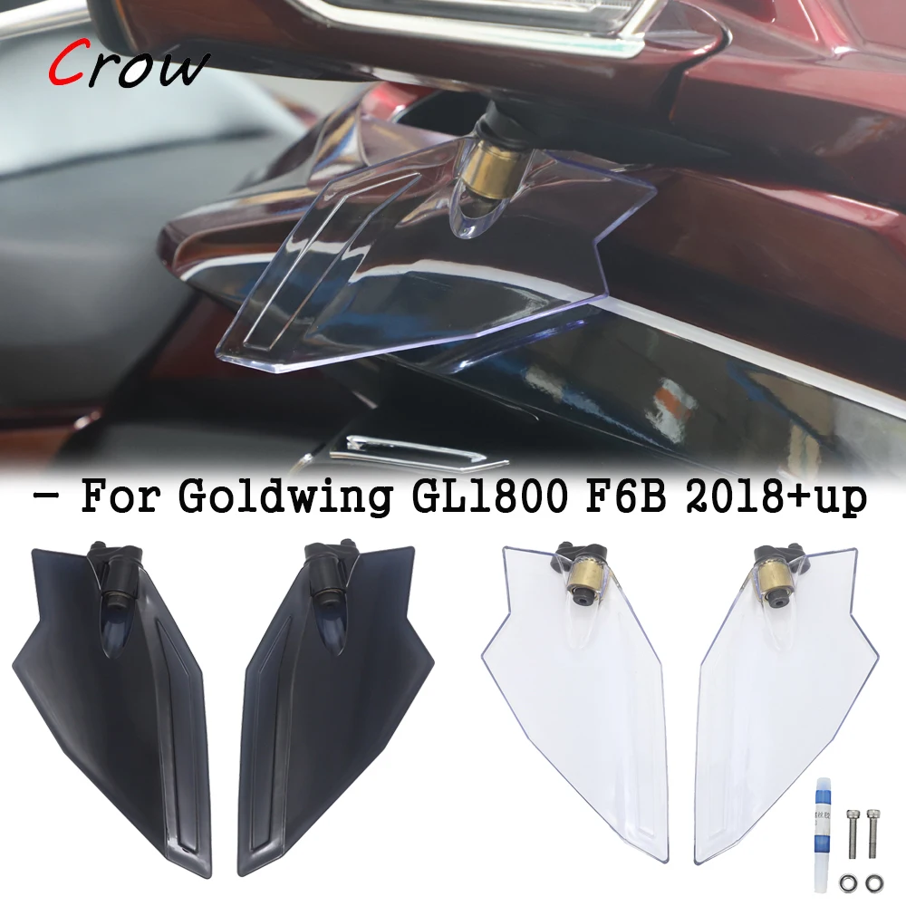 

For Honda Goldwing 1800 F6B GL1800 GL 1800 2018 2019 2020 Motorcycle Windshield adjustable upper air deflector