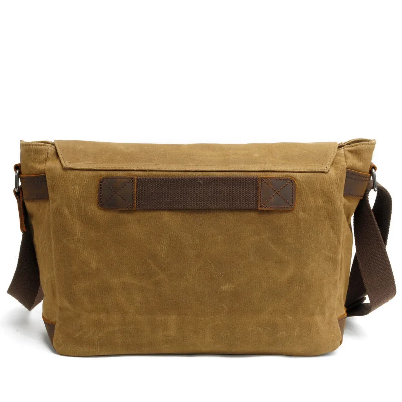 Outdoor travel men's single-shoulder bag casual canvas men's bag cross-body bag retro canvas bag messenger bag