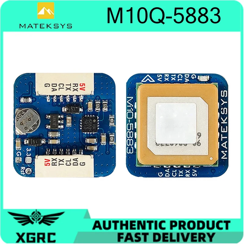 Matek Systems GNSS M10Q-5883  M10 GPS with Compass QMC5883L Module Digital AirSpeed 4~9V For FPV Racing Drone