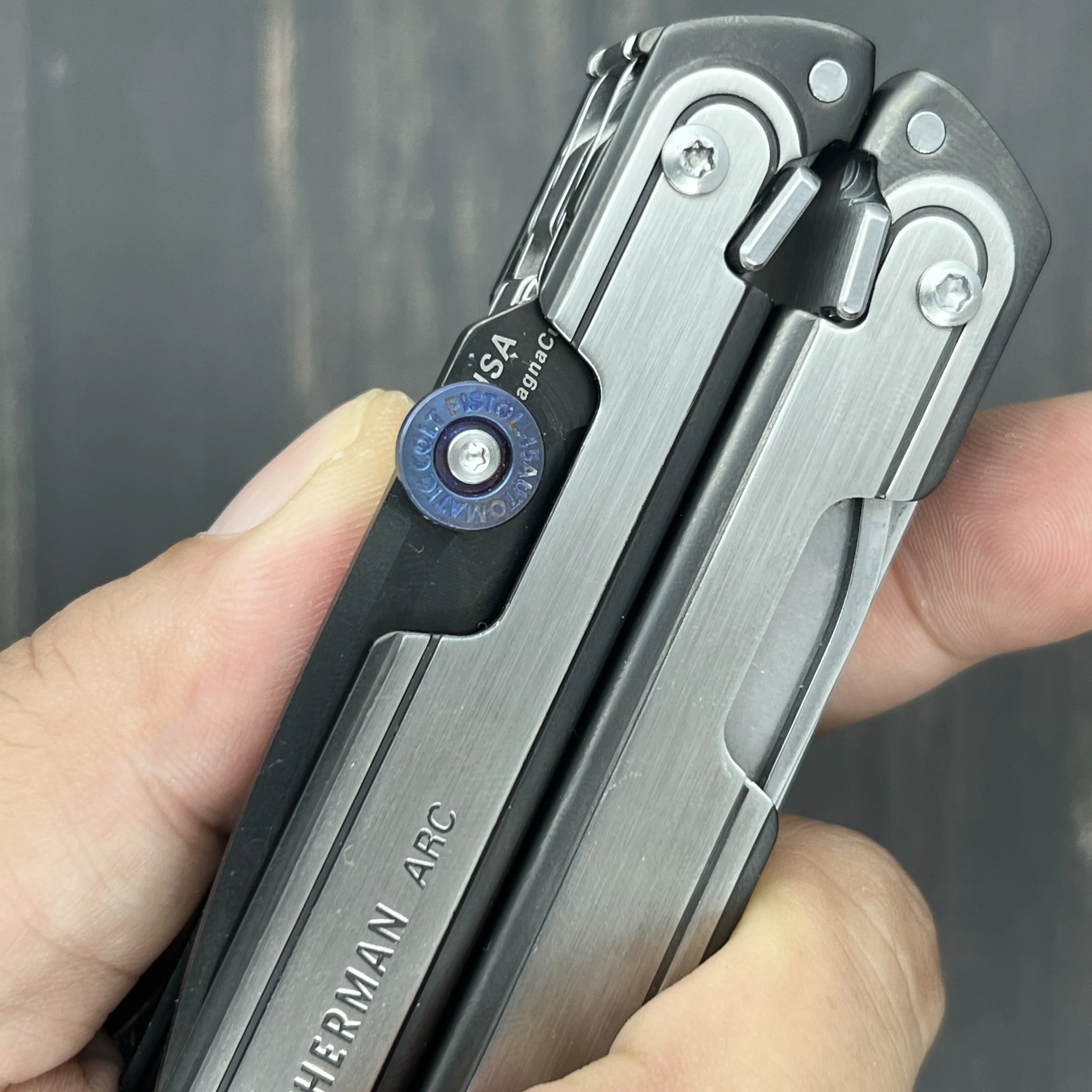 1 шт. латунный или титановый сплав, стильная ручка для большого пальца с винтовой фиксацией EasyOpen MOD для Leatherman ARC, аксессуары для самостоятельного изготовления