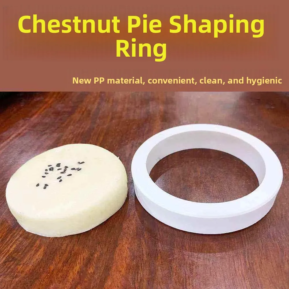 Molde de plástico comercial para bizcocho de castaña, herramienta para hornear galletas de judías verdes, utensilios de cocina con forma para hornear.