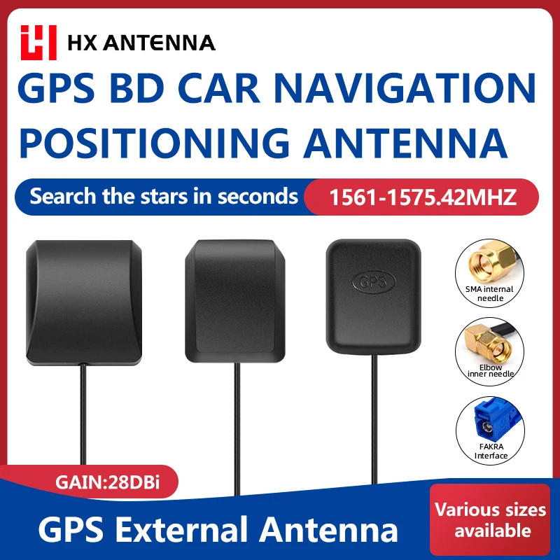 

HONGXIN GPS 4G Antenna, 4G GPS Antenna, Car Tracking Antenna, BEIDOU/GPS + 4G Combo, Default Cable Length 1M, Optional Lengths