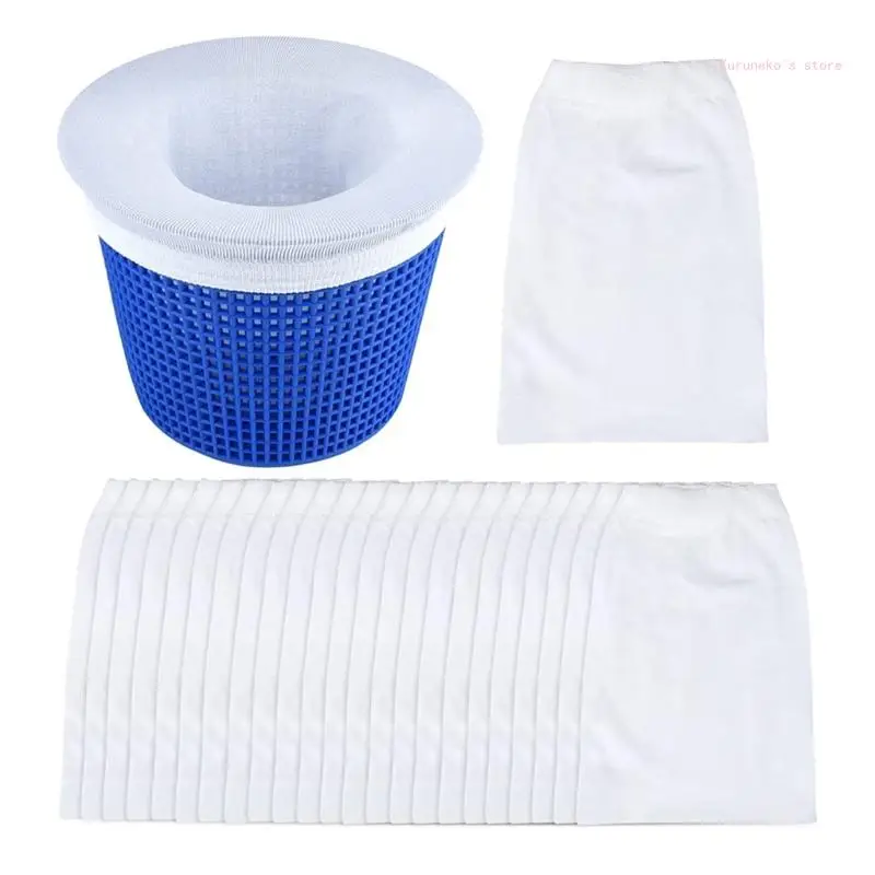 Pool Skimmer Socks for Pool Filters Filters Baskets Skimmers Filter Debris Leave