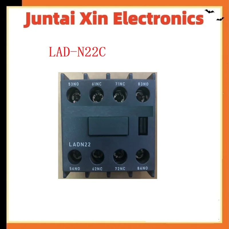 1PCS/LOT LAD-N22C LADN22C LADN22 Auxiliary contact block, TeSys D, 2NO + 2NC, front mounting, screw terminals