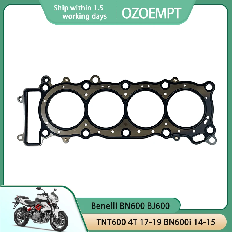 OZOEMPT Engine Cylinder Head Gasket For Benelli BN600 BJ600 TNT600 4T 17-19 BN600i 14-15