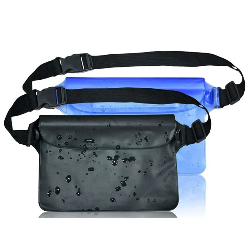 

Outdoor Waterproof Waist Bag, Drifting Beach, Swimming PVC Mobile Phone Waterproof Bag, Takeaway Travel Large Transparent