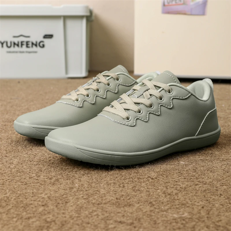 New Unisex Wider Shoes Breathable Mesh Men Barefoot Wide-toed Shoes Brand Flats Soft Zero Drop Sole Wider Toe Sneakes Large Size