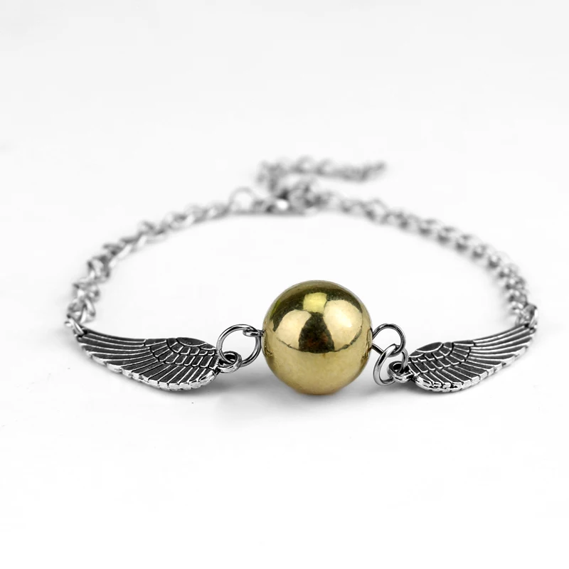 Harri Golden Snitch Bracelet Potter Multi Wings Snitchs Owl Hedwig Layer Handmade Bracelet for Fans Gifts view 3