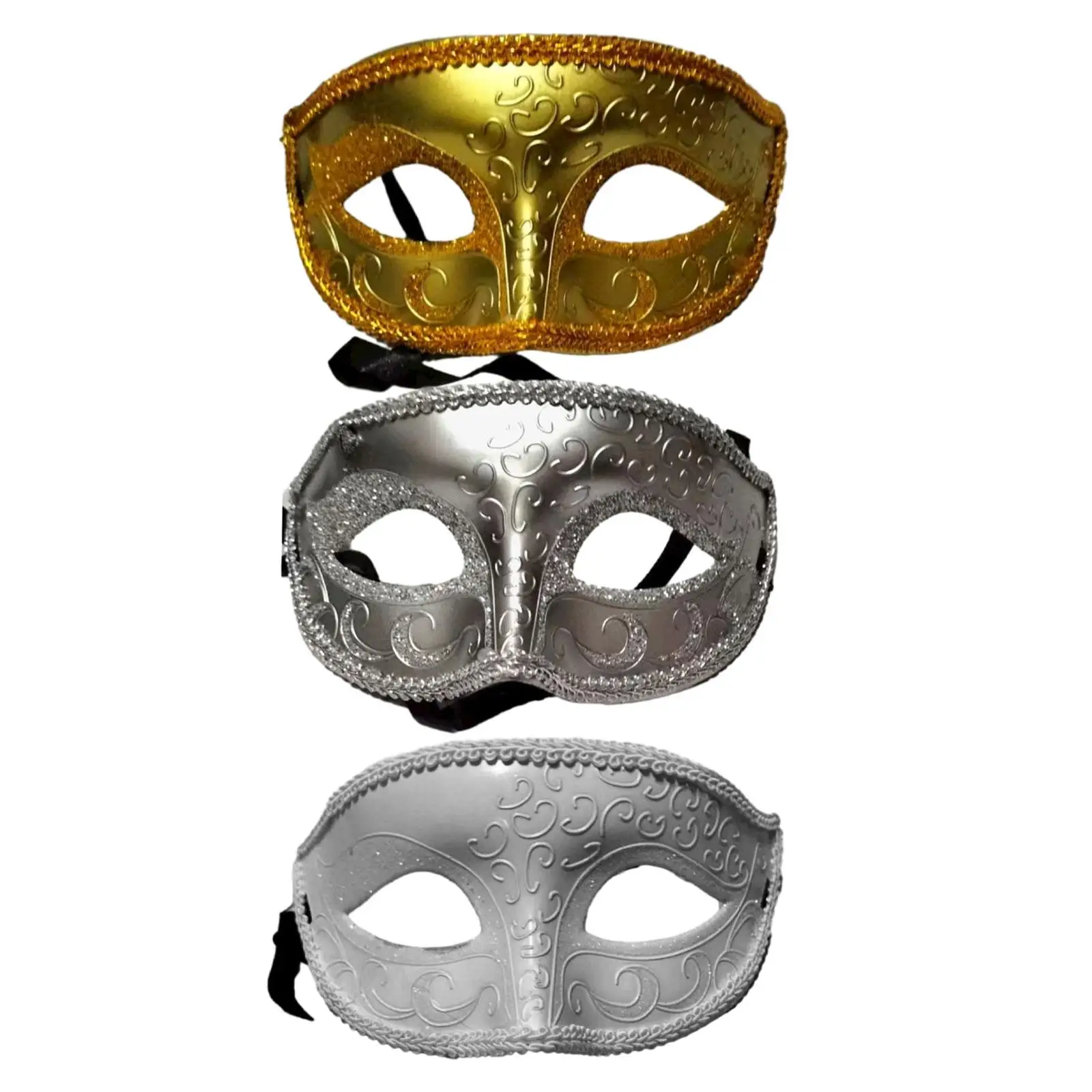 

Masquerade Mask Cosplay with Elastic Strap Eye Mask Half Face Mask Costume Accessories for Club Christmas Dancing Fancy Dress
