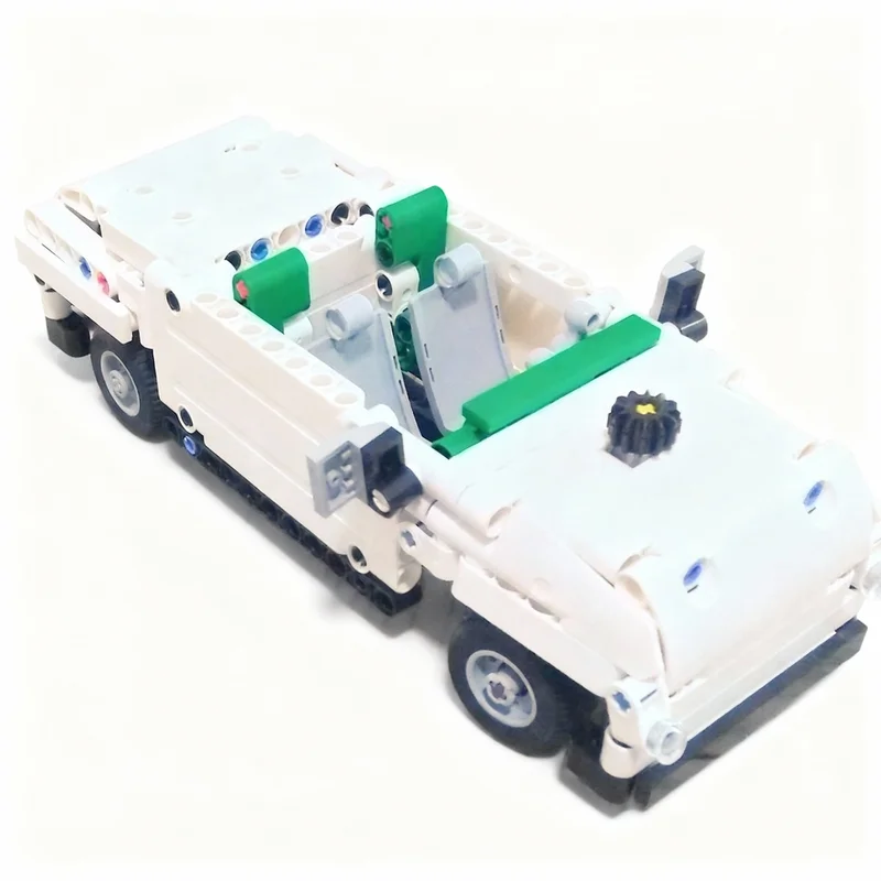 260 個 MOC テクニカルルーフレスセダンモデルビルディングブロック建築クリスマスギフト組み立てる DIY クリエイティブおもちゃアイデア教育