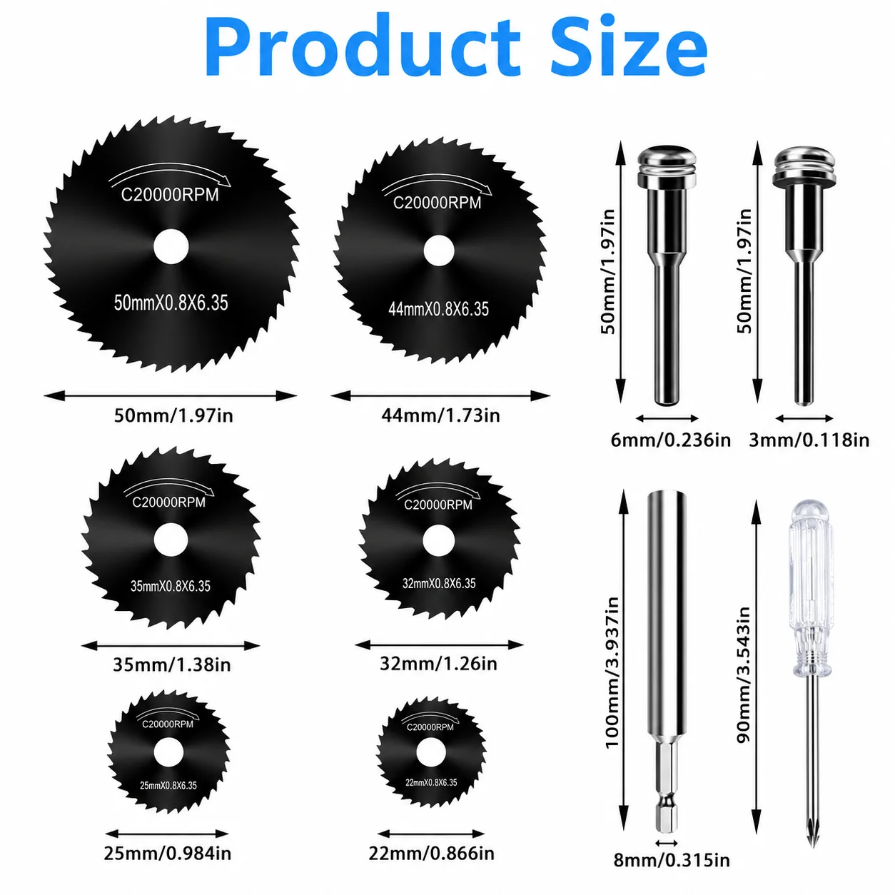 10 Lame Rotanti HSS con Attacc - Circular Saw Cordless recensione e prezzo