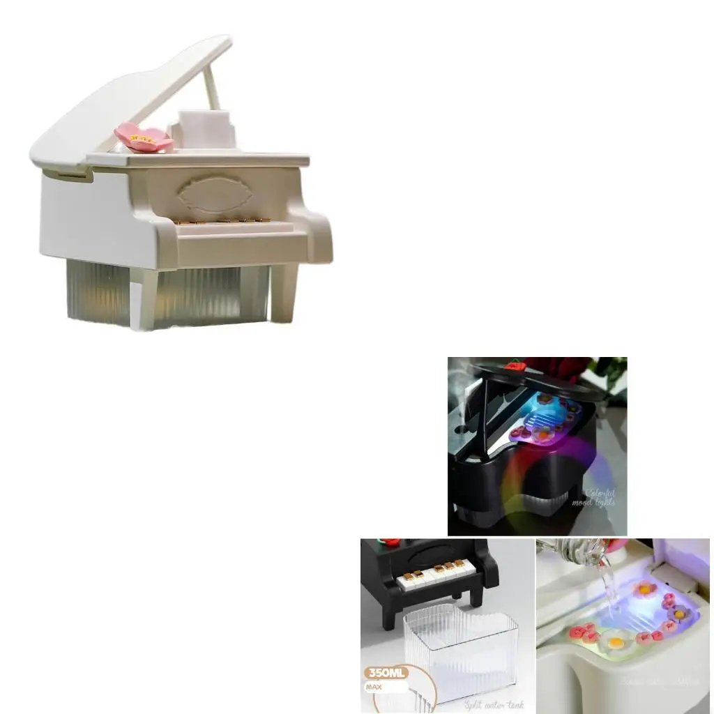   Train Humidifier Desktop Portable Small Humidifier Quiet Diffuser with Remote