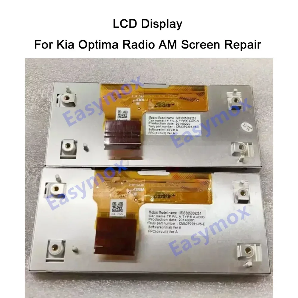 

LCD Display For 2014-2016 Kia Optima Radio Stereo AM Radio Car Screen Panel CMA2P2291-V4