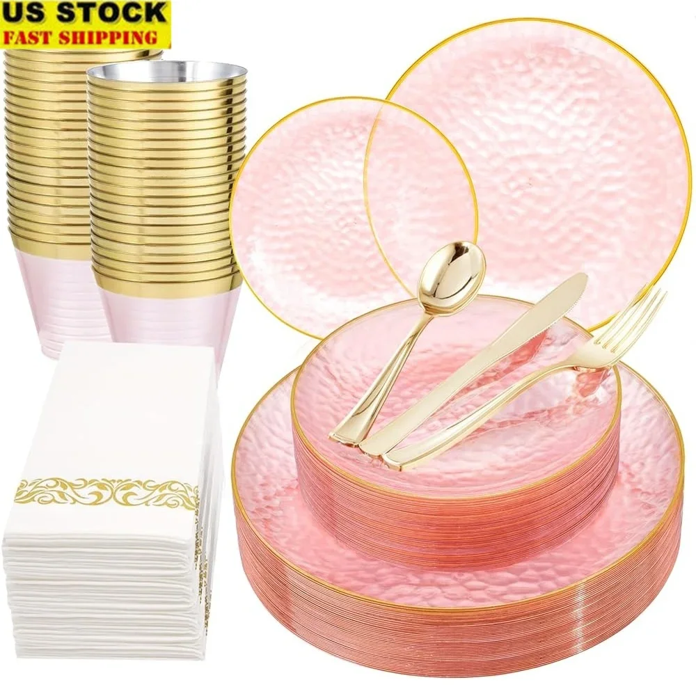 175 Pcs Pink Plasti…