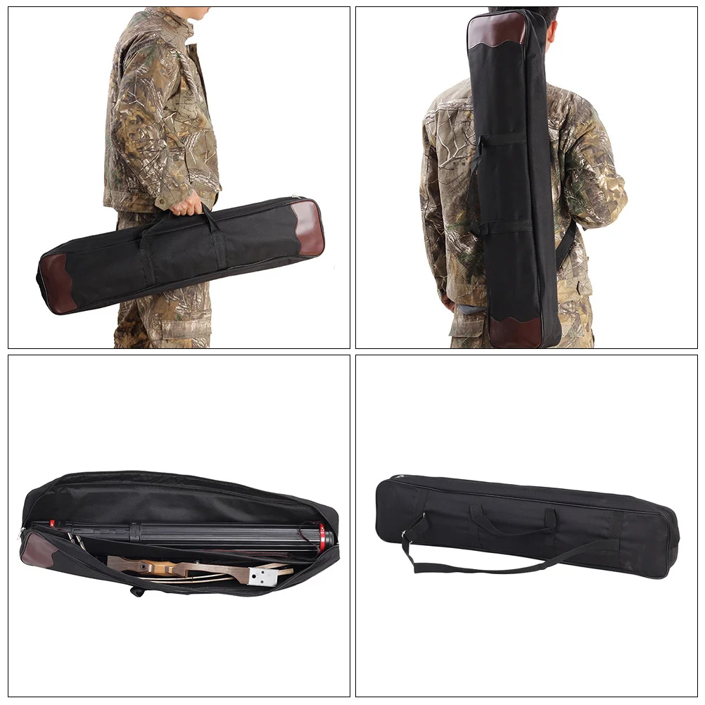 

Recurve Bow Storage Bag Oxford Cloth Wearable Easy Carry Comfortable Handle Design Recurve Bow Bag Arrow Storage Handbag