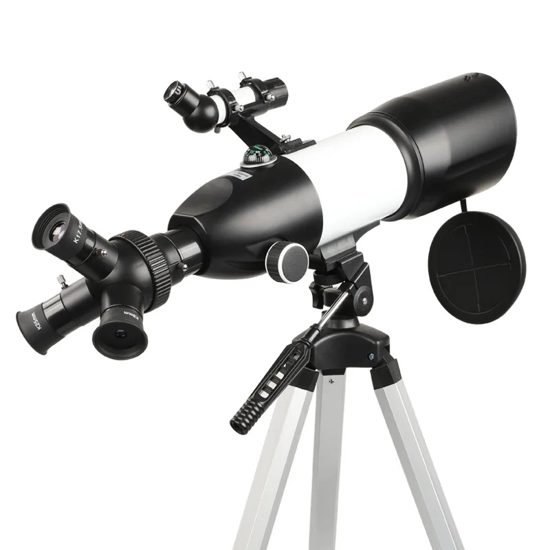 360 Degrees Rotate Eyepiece Astronomical Telescope 80mm 45X Magnification Astronomical Refracting Telescope for