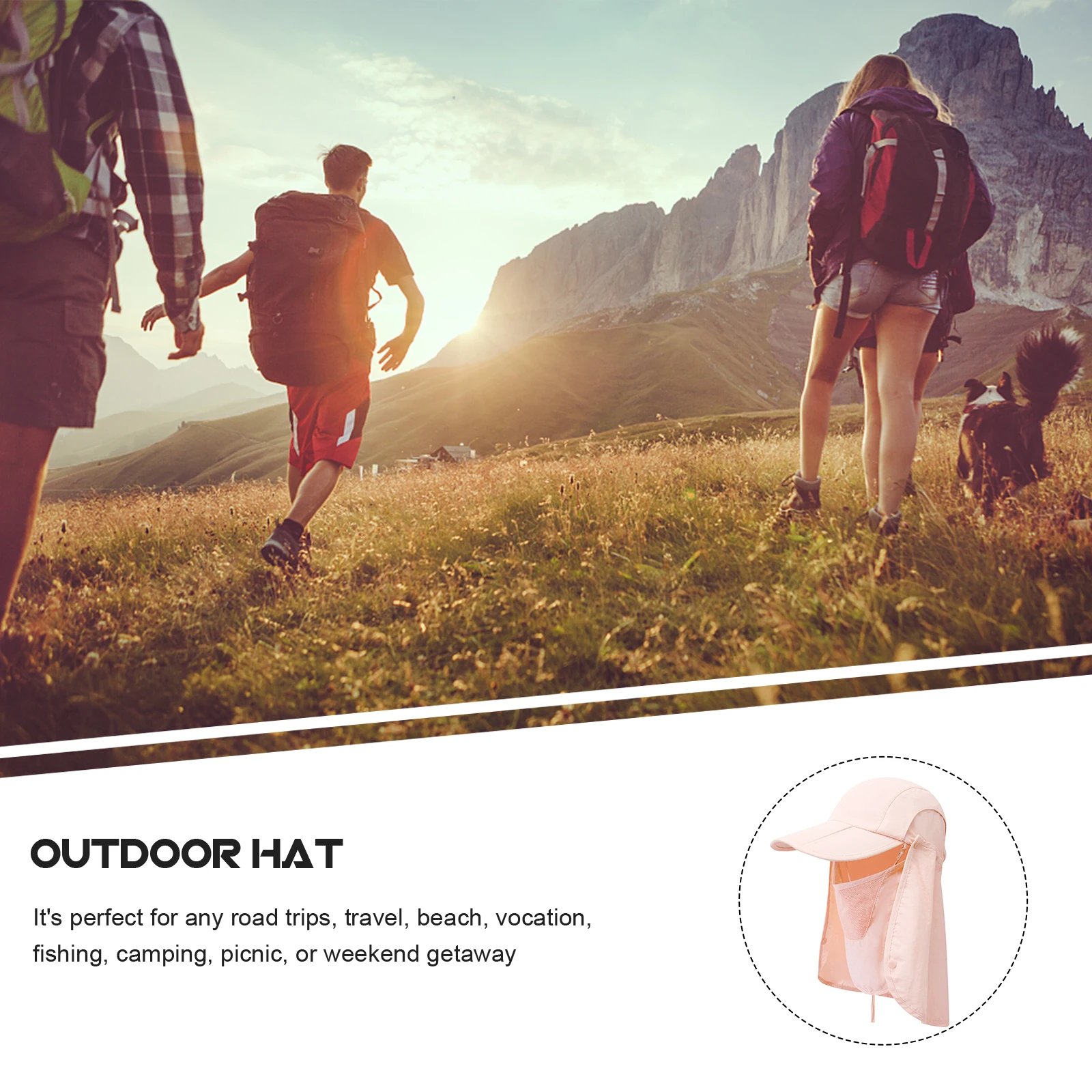 

Portable Sun Hiking Fishing Camping Breathable Lightweight Foldable Uv Resistant Outdoor Hat For Travel Backpacking Hunting