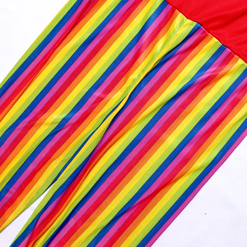 Clown Circus Cosplay Purple Tailcoat Costumes Naughty  Fancy Fantasia Joker Cosplay Clothing dress up for height 110-140cm