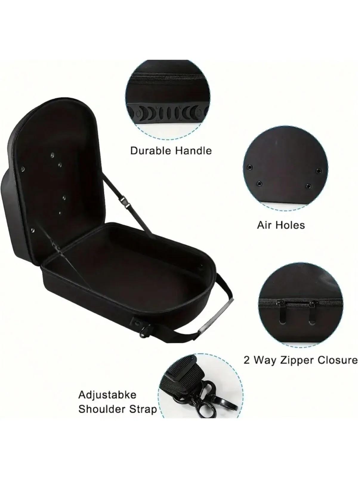 Borsa portaoggetti per cappelli in EVA da uomo, borsa tote portaoggetti per cappelli da baseball, borsa portaoggetti portatile per cappelli da baseball in EVA