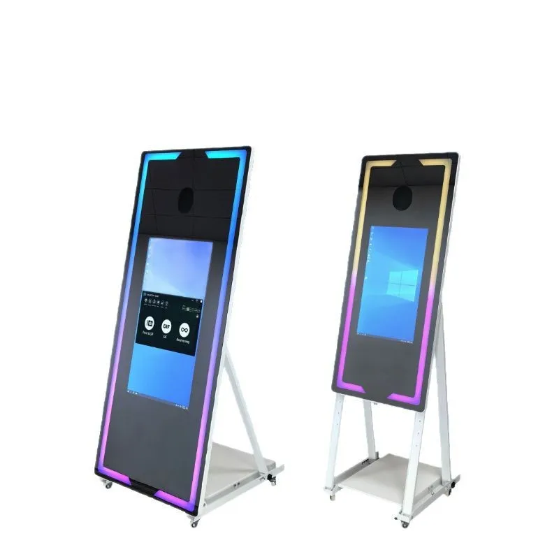 

Mirror camera photo booth Flat panel photo booth