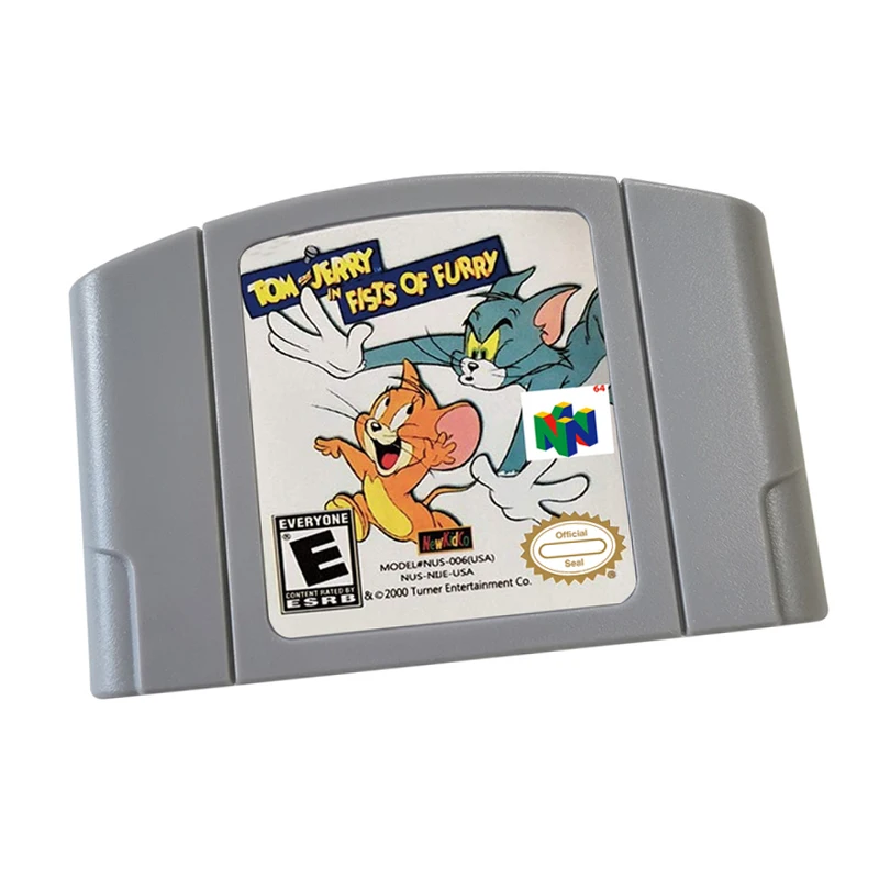 N64 Game Card Cartridge Console US  And EU Version0-Tom & Jerry in Fists of Furry