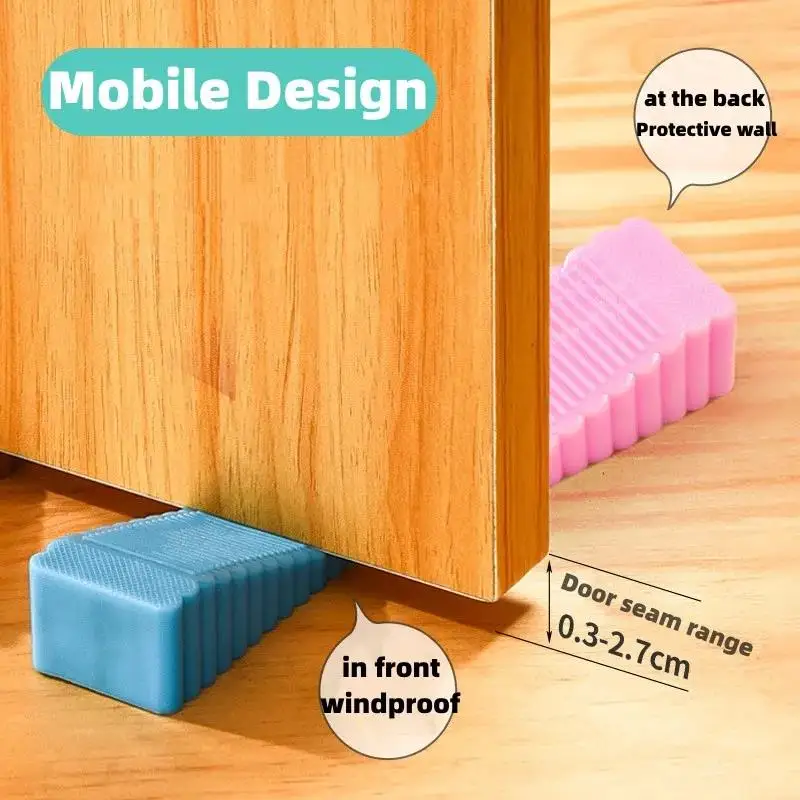 

Best Sellers Door Stop Stoppers Block Wedge Doorstops Door Stopper Home Office Door Rear Retainer Anti-collision BHL131-FRO