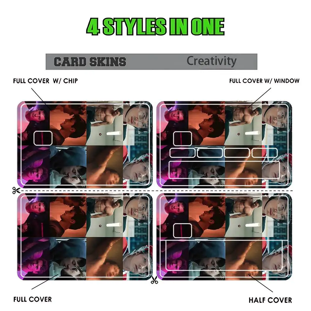 H-Heated R-Rivalry Ilya Shane Stickers Credit Visa Debit Bank Charge Card Bus Metro Waterproof Sticker Decal Decoration