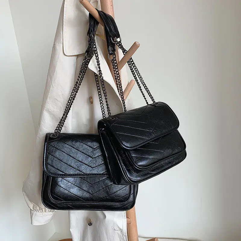 Bolso de Hombro Coreano Elegante para Mujer - usage example