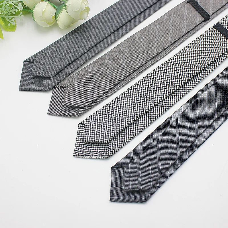 16 in stock narrow version 5.5cm men's casual 95% wool necktie wool necktie new floral trend