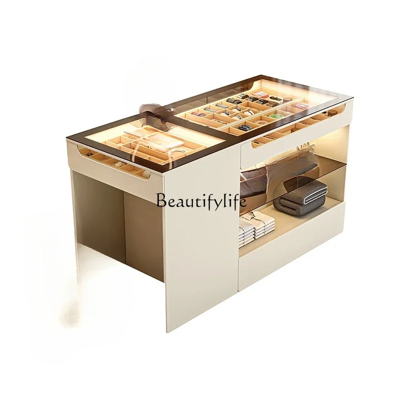 

1LXCloakroom, island cabinet integrated, simple, modern drawer storage cabinet, large capacity