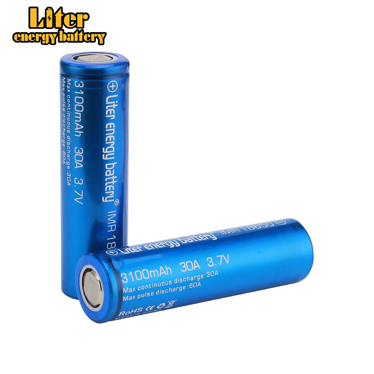 

Liter energy battery 3.7V 3100MAH rechargeable 18650 battery to vtc6 30A Electronic cigarette toys tools