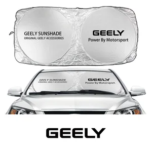 Para geely monjaro atlas pro tugella geometria c coolray emgrand ec7 capa de pára-brisa do carro dobrável escudo proteção uv 8 principais vendas capa para carro dobravel - №8