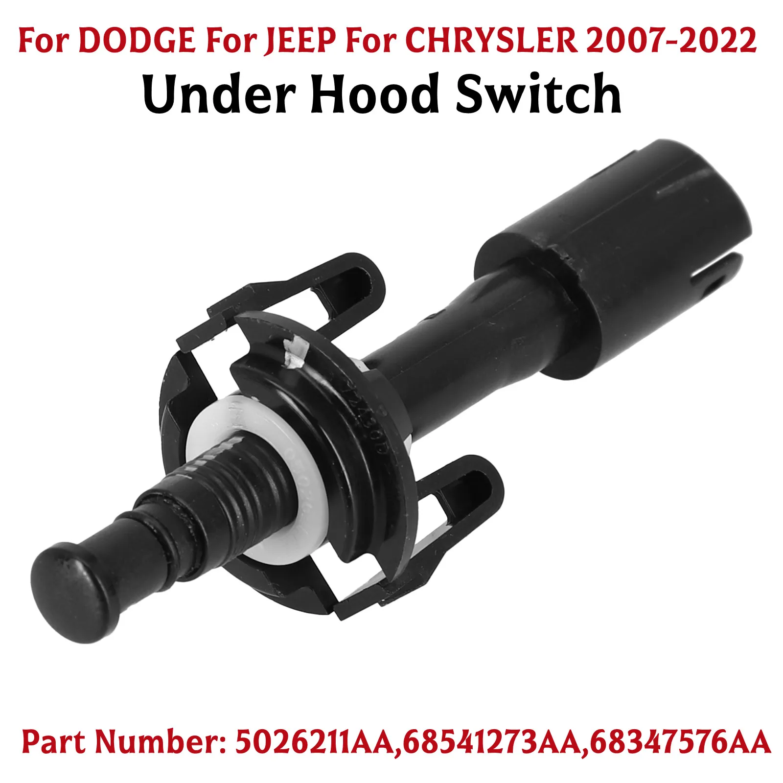 عزز حجرة المحرك الخاصة بك مع مفتاح غطاء محرك السيارة 5026211AA مناسب تمامًا لسيارة DODGE لسيارة JEEP لكرايسلر 2007-2022