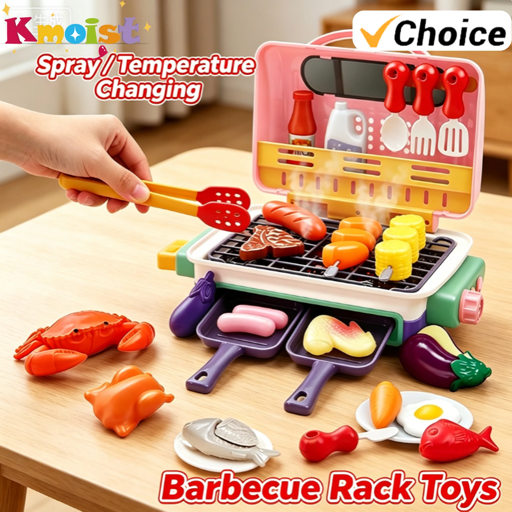 electric-simulation-spray-barbecue-oven-light-music-food-color-change-children's-playing-house-kitchen-toys-gifts-for-kids-girls
