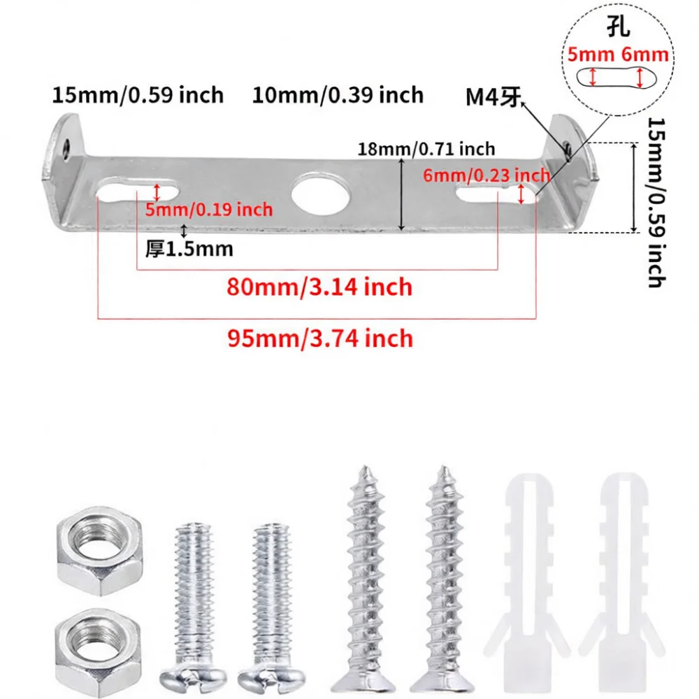 Heavy Duty Metal Ceiling Hanging Bracket Iron Mounting Plate Support Base For Chandelier Pendant Lighting Installation